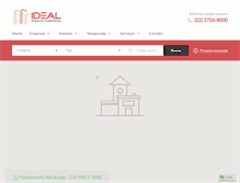 Tablet Screenshot of corretoraideal.com.br